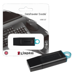 Kingston Clé USB Original Stokager 8\16\32\128GB  3.2 DataTraveler EXODIA