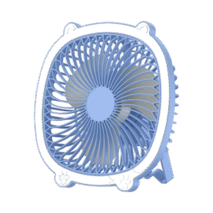 Ventilateur suspendu portable multifonctionnel rechargeable par USB petit design de plafond de bureau ventilateur de refroidissement à air mécanique pour dortoir à domicile